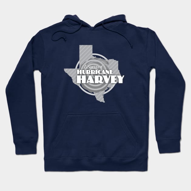 I survived Hurricane Harvey Hoodie by Dale Preston Design